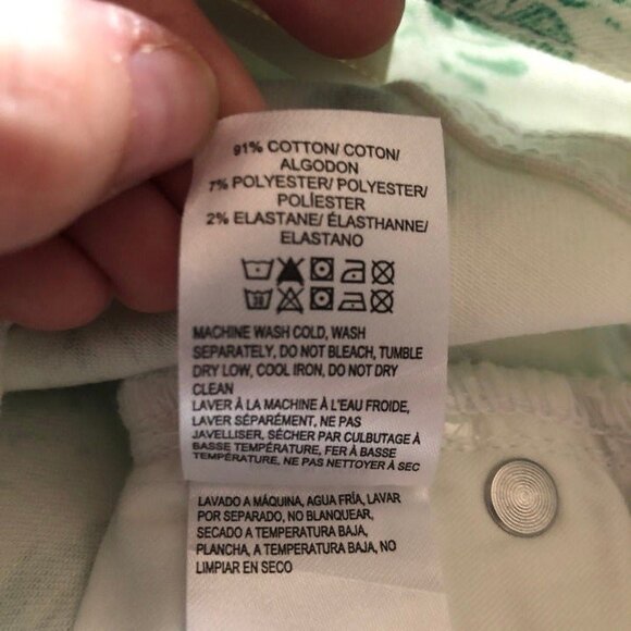 Lucky Brand sz 00/24 Lolita Low Rise Crop NWT - Picture 8 of 11